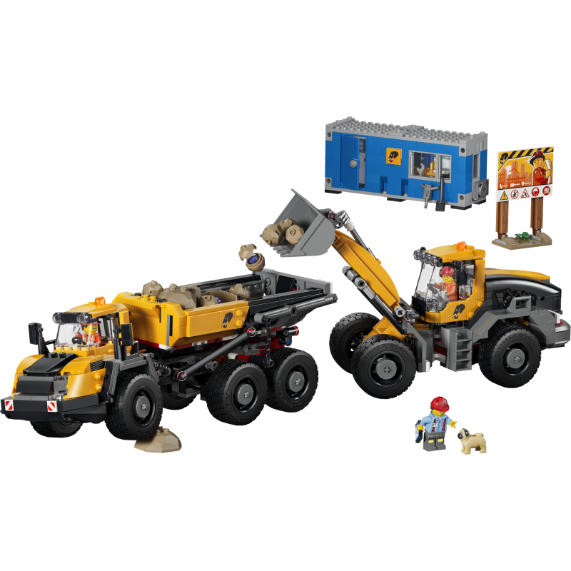 Конструктор LEGO City Самоскид та фронтальний ковшовий навантажувач (60494)