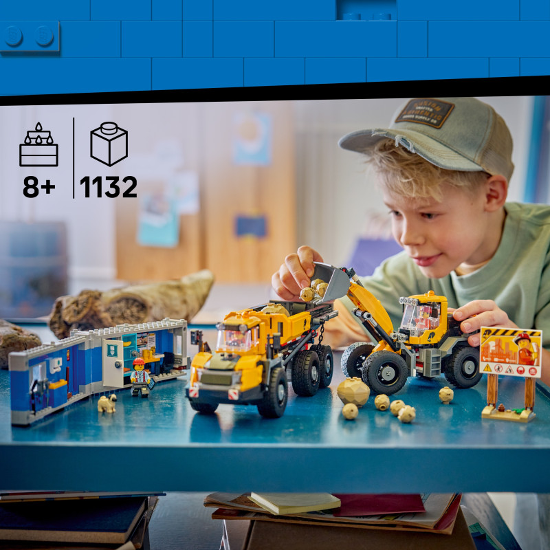 Конструктор LEGO City Самоскид та фронтальний ковшовий навантажувач (60494)