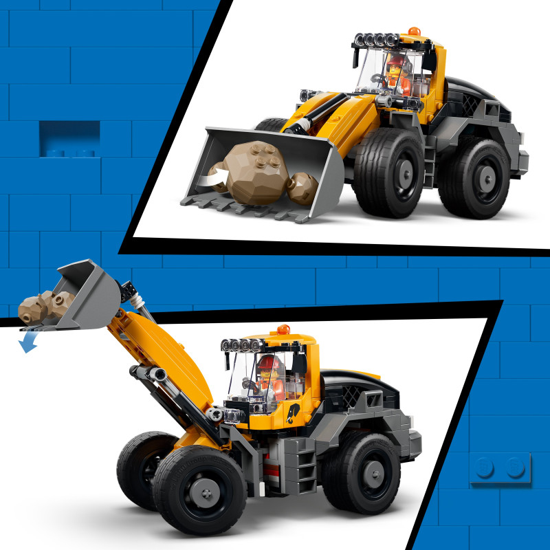 Конструктор LEGO City Самоскид та фронтальний ковшовий навантажувач (60494)