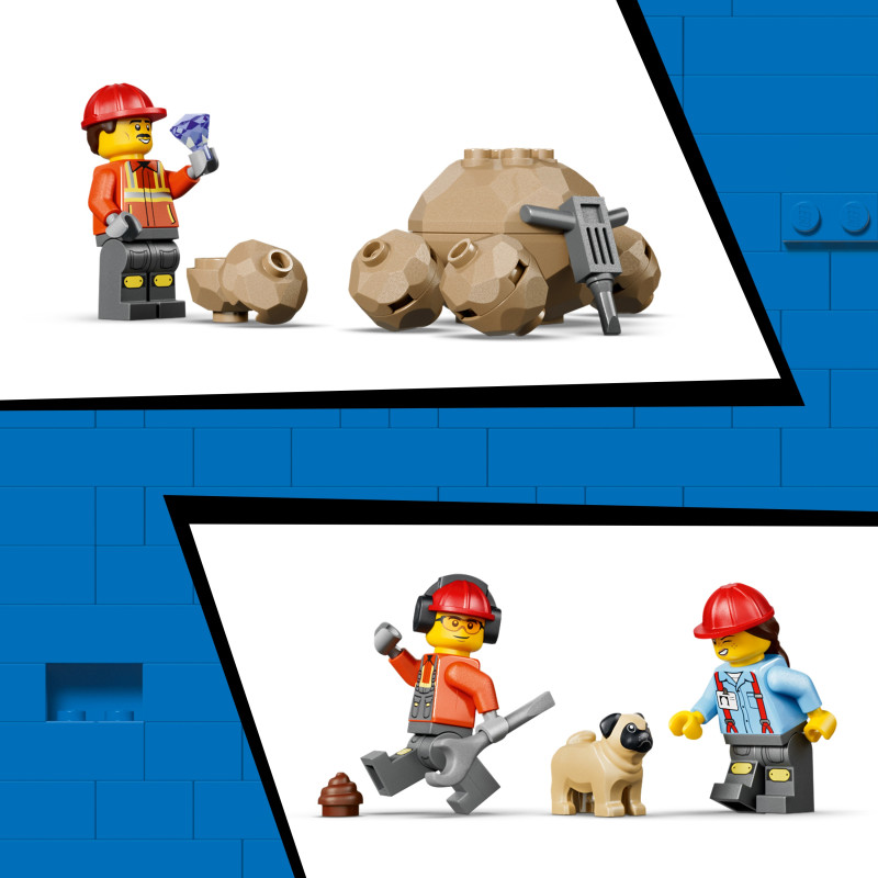 Конструктор LEGO City Самоскид та фронтальний ковшовий навантажувач (60494)