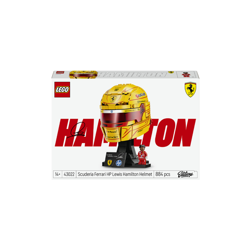 Конструктор LEGO Editions Scuderia Ferrari HP Lewis Hamilton Helmet (43022)