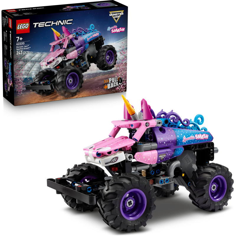 Конструктор LEGO Technic Monster Jam™ Sparkle Smash™ с функцией «Pull-Back» (42220)