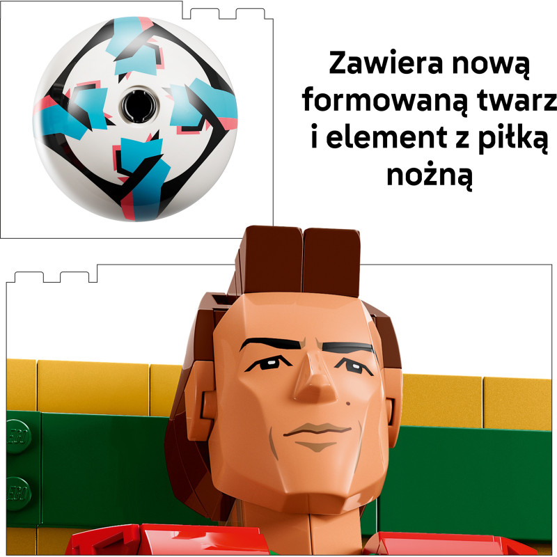 Конструктор LEGO Editions Football Кріштіану Роналду - легенда футболу (43016)