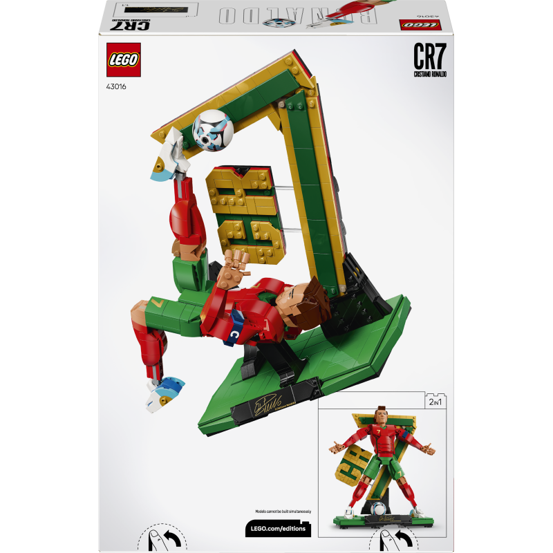 Конструктор LEGO Editions Football Кріштіану Роналду - легенда футболу (43016)