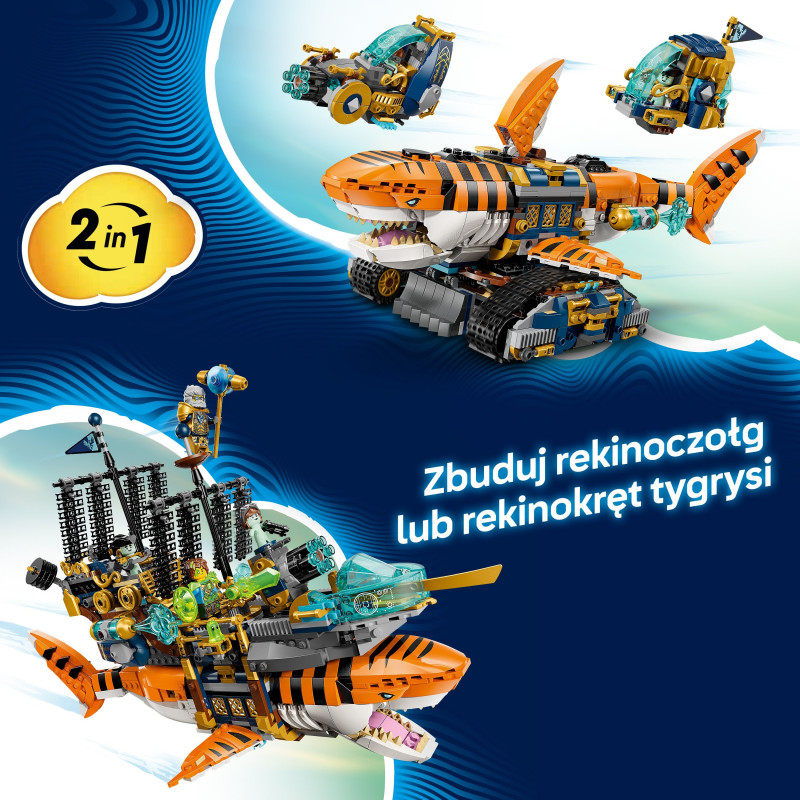 Конструктор LEGO DREAMZzz Танкер тигрова акула (71515)