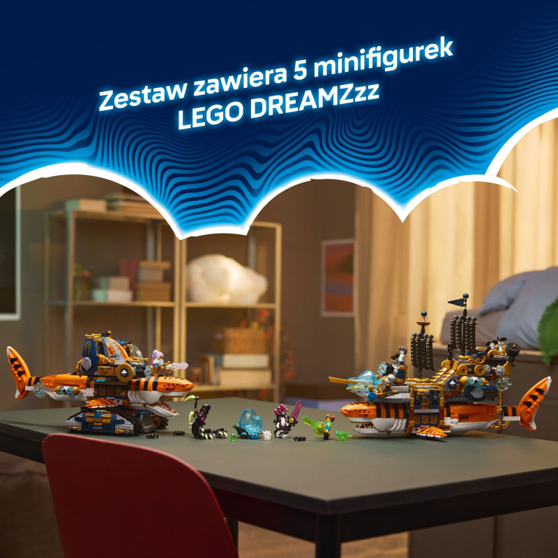 Конструктор LEGO DREAMZzz Танкер тигрова акула (71515)