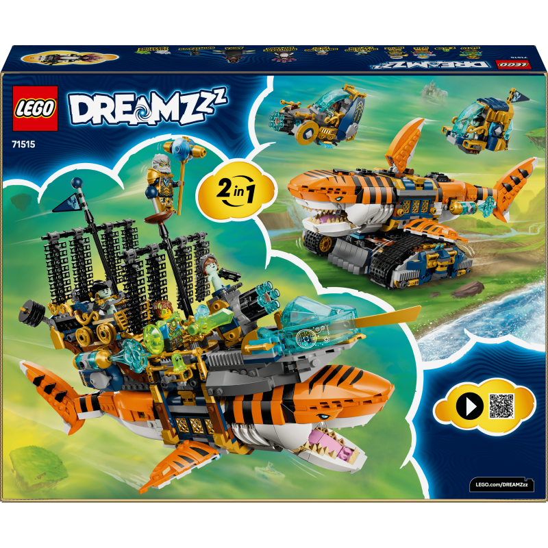 Конструктор LEGO DREAMZzz Танкер тигрова акула (71515)