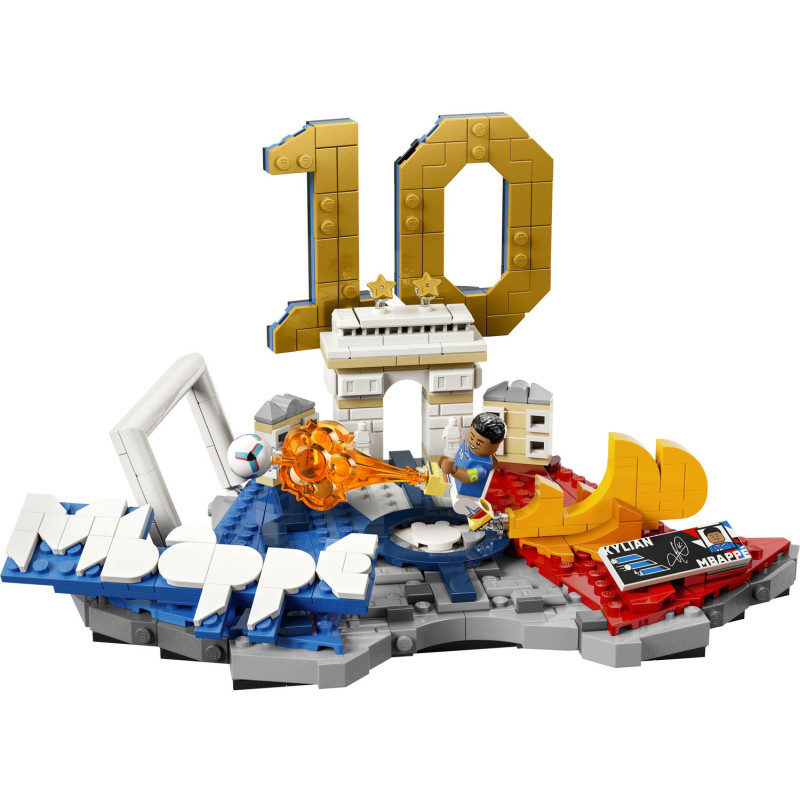 Конструктор LEGO Editions Football Кіліан Мбаппе — найкращі моменти футбольних матчів (43013)