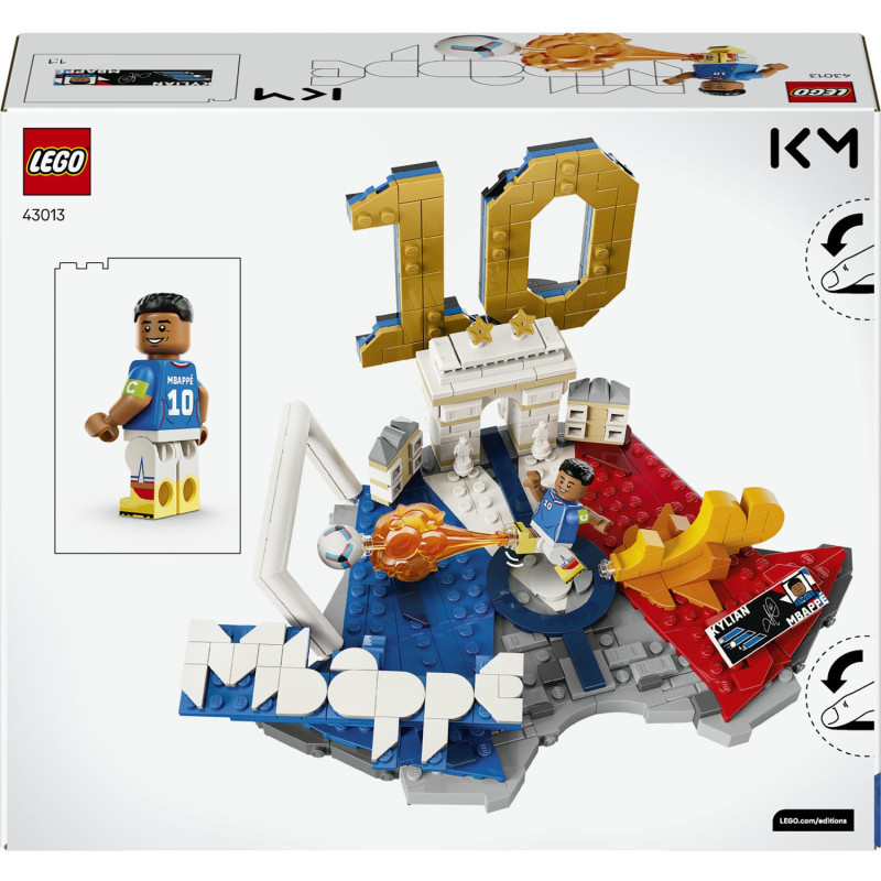 Конструктор LEGO Editions Football Кіліан Мбаппе — найкращі моменти футбольних матчів (43013)