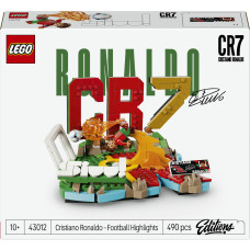 Конструктор LEGO Editions Football Кріштіану Роналду — найкращі моменти футбольних матчів (43012)