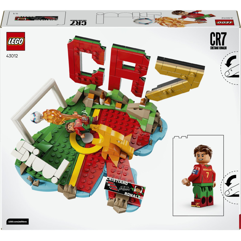 Конструктор LEGO Editions Football Кріштіану Роналду — найкращі моменти футбольних матчів (43012)