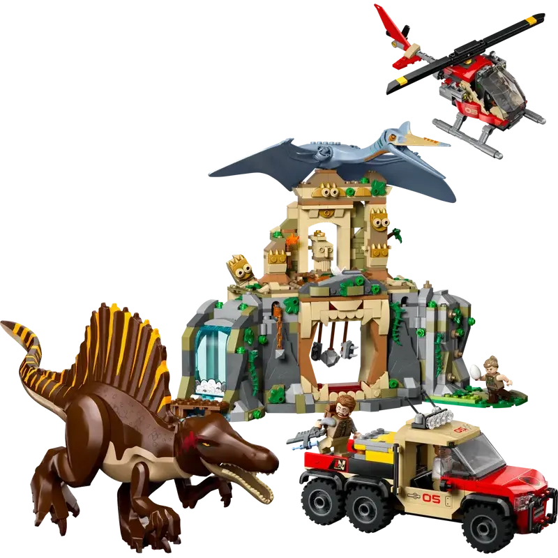 Конструктор LEGO Jurassic World Повітряна місія зі спинозавром та кетцалькоатлем (76976)