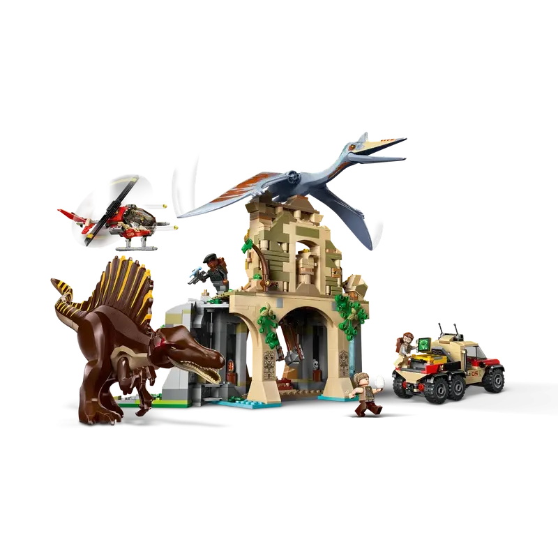 Конструктор LEGO Jurassic World Повітряна місія зі спинозавром та кетцалькоатлем (76976)