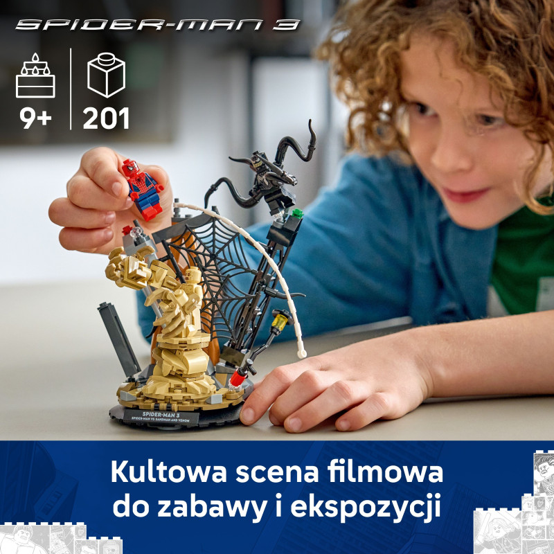 Конструктор LEGO Marvel Легендарна битва: Людина-павук vs. Піщана людина (76334)