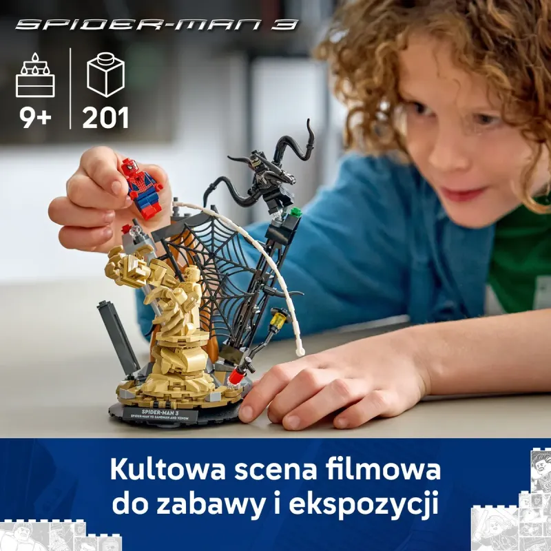 Конструктор LEGO Marvel Легендарна битва: Людина-павук vs. Піщана людина (76334)