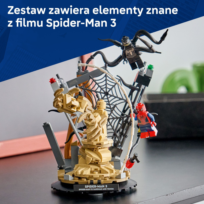 Конструктор LEGO Marvel Легендарна битва: Людина-павук vs. Піщана людина (76334)