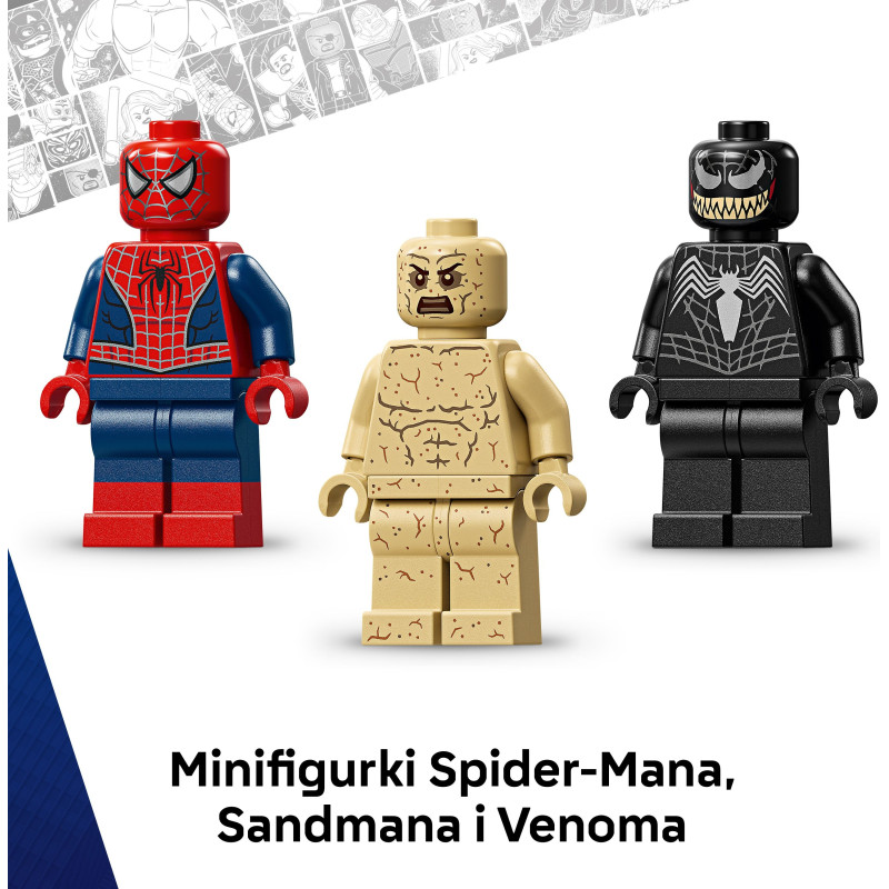 Конструктор LEGO Marvel Легендарна битва: Людина-павук vs. Піщана людина (76334)