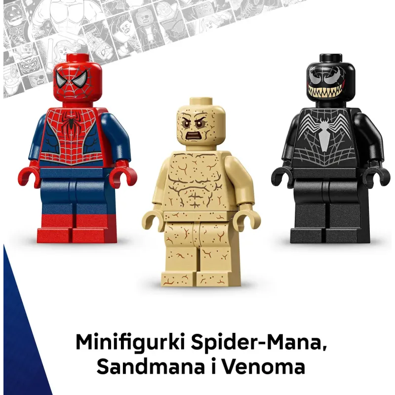 Конструктор LEGO Marvel Легендарна битва: Людина-павук vs. Піщана людина (76334)
