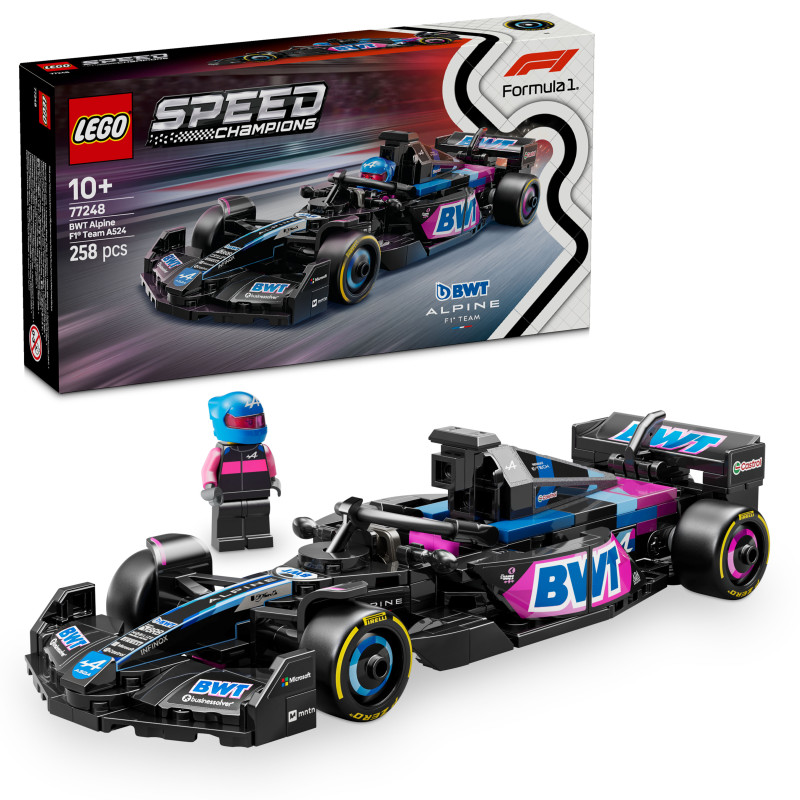 Конструктор LEGO Speed Champions Автомобіль для перегонів BWT Alpine F1 Team A524 (77248)