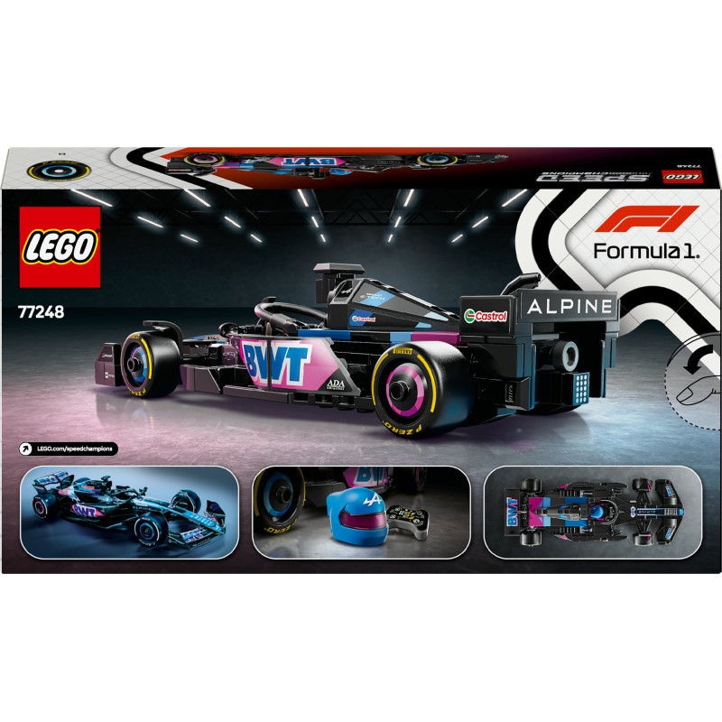 Конструктор LEGO Speed Champions Автомобіль для перегонів BWT Alpine F1 Team A524 (77248)
