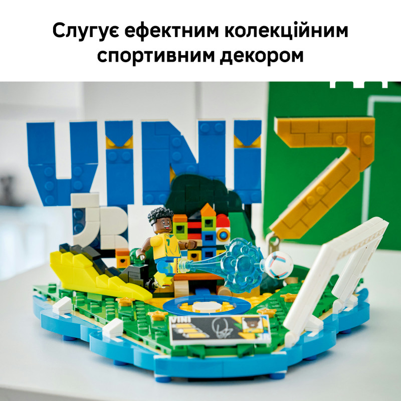 Конструктор LEGO Editions Football Вінісіус Жуніор — найкращі моменти футбольних матчів (43027)