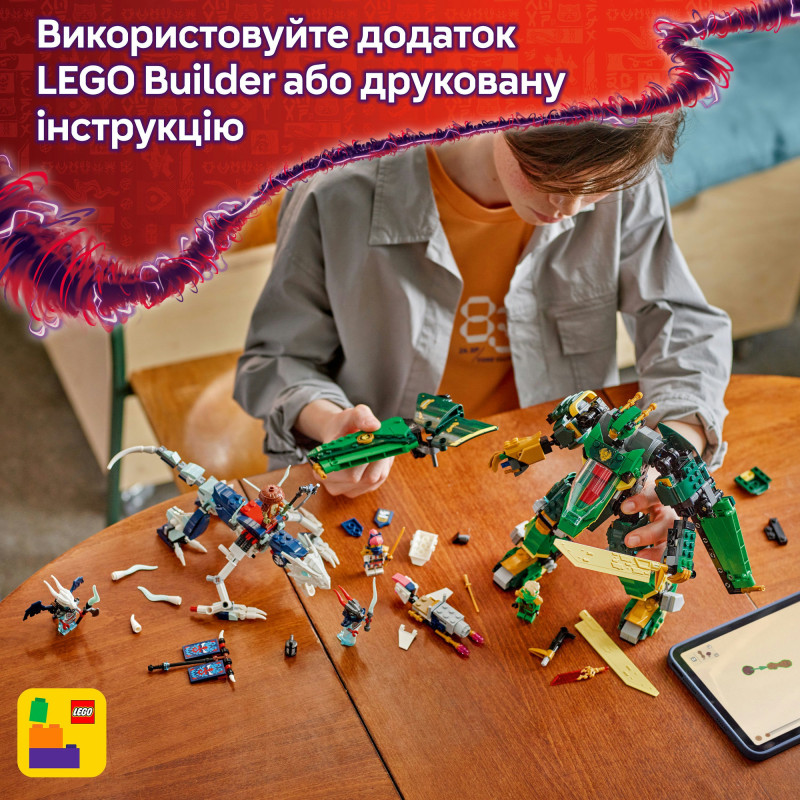 Конструктор LEGO Ninjago Реактивний робот Ллойда (71845)