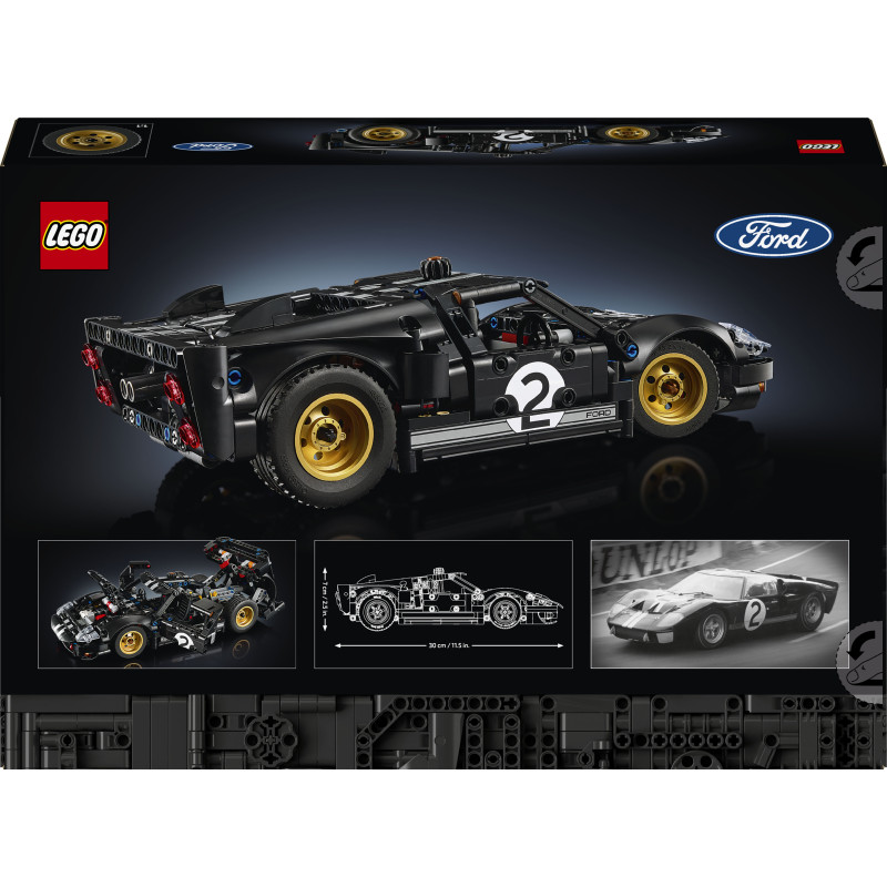 Конструктор LEGO Technic Автомобіль для перегонів Ford GT40 MKII 1966 року (42223)