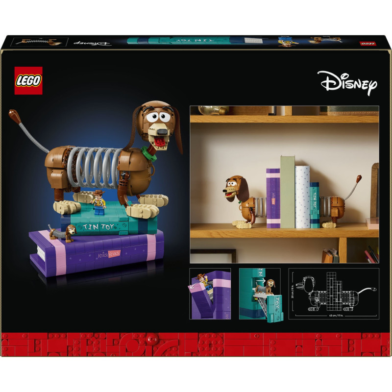 Конструктор LEGO Disney Pixar  Книжные подставки «Собачка Спиралька» с «Істории игрушек» (43301)
