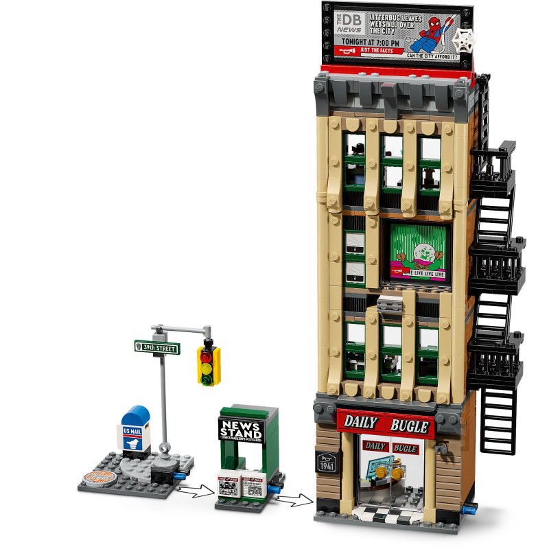 Конструктор LEGO Marvel Людина-павук проти Містеріо: Дейлі Б'юґл (76342)
