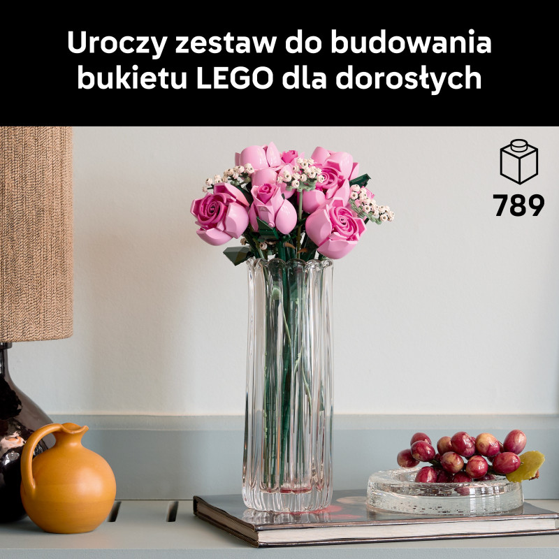 Конструктор LEGO® Botanical Букет розових роз (10374)