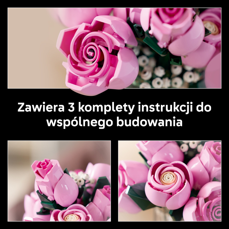 Конструктор LEGO® Botanical Букет розових роз (10374)