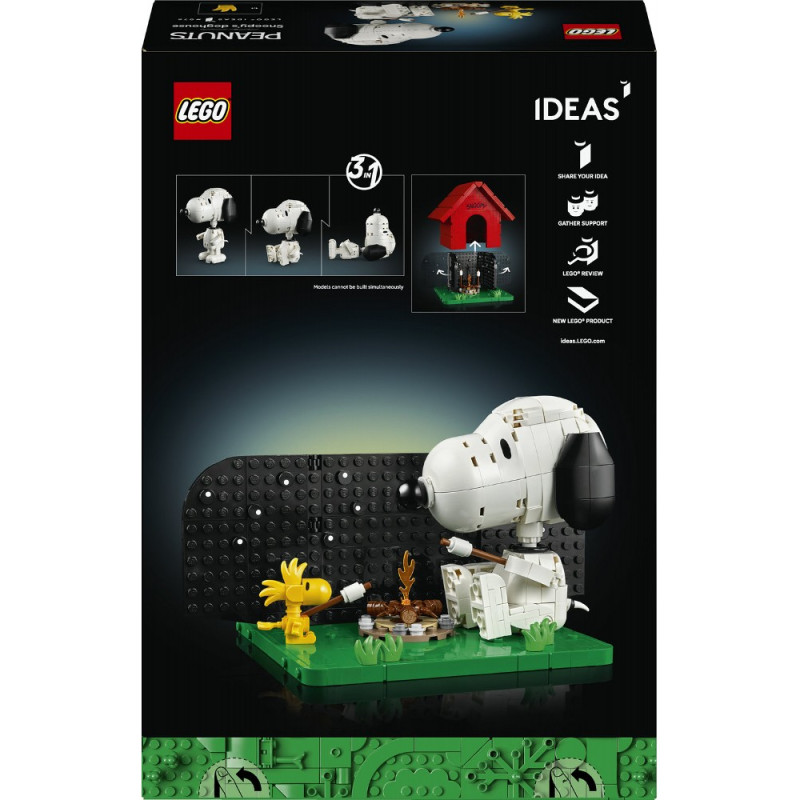 Конструктор LEGO Ideas «Дрібниця»: будка Снупі 21368