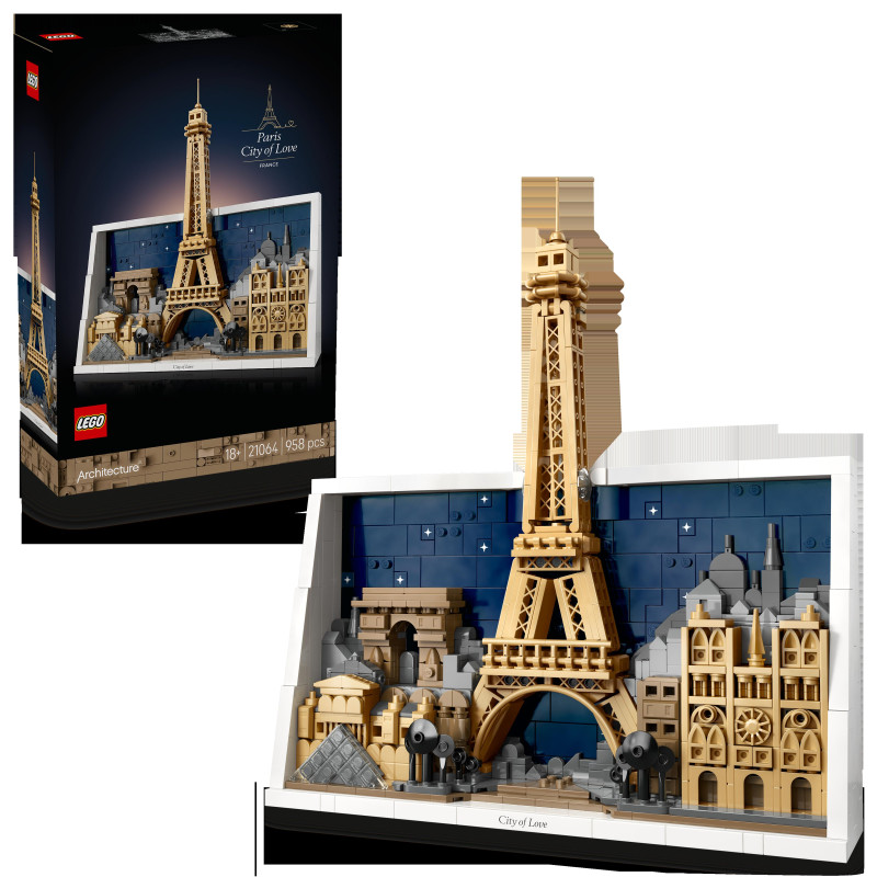 Конструктор LEGO Architecture Париж — місто кохання (21064)