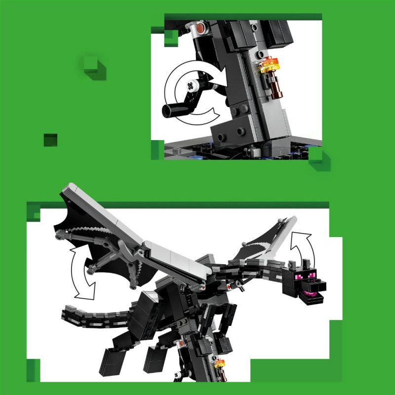 Конструктор LEGO Minecraft Дракон Краю 21595