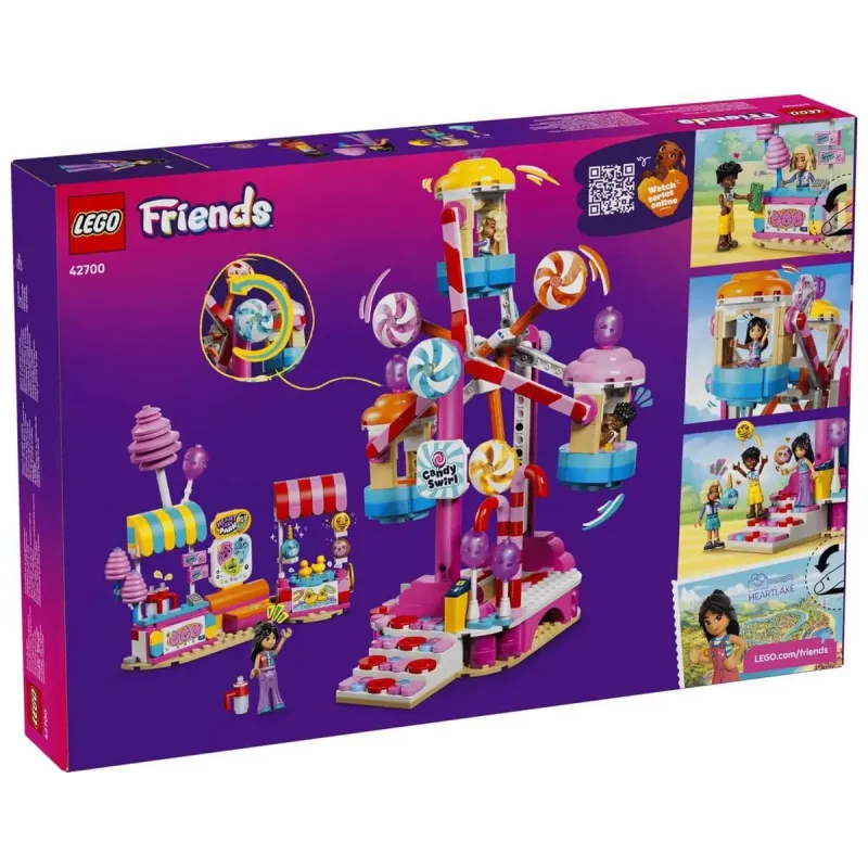 Конструктор LEGO Friends Колесо огляду з цукерками та капкейками (42700)