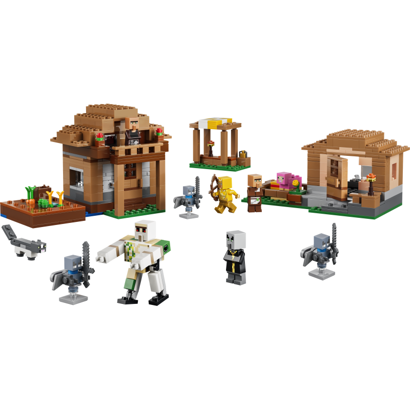 Конструктор LEGO Minecraft Напад викликача на село 21596