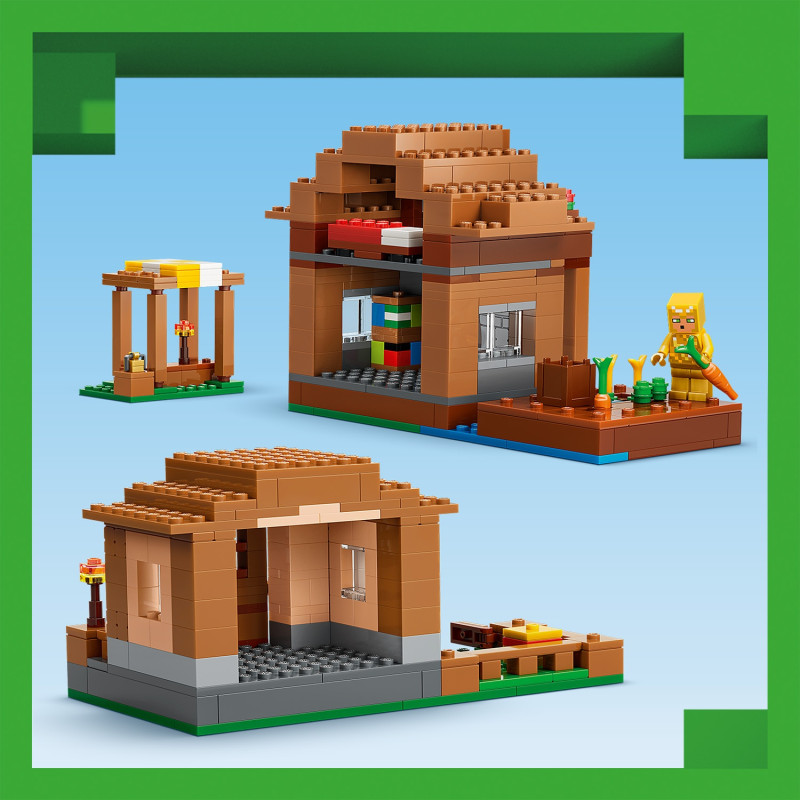 Конструктор LEGO Minecraft Напад викликача на село 21596