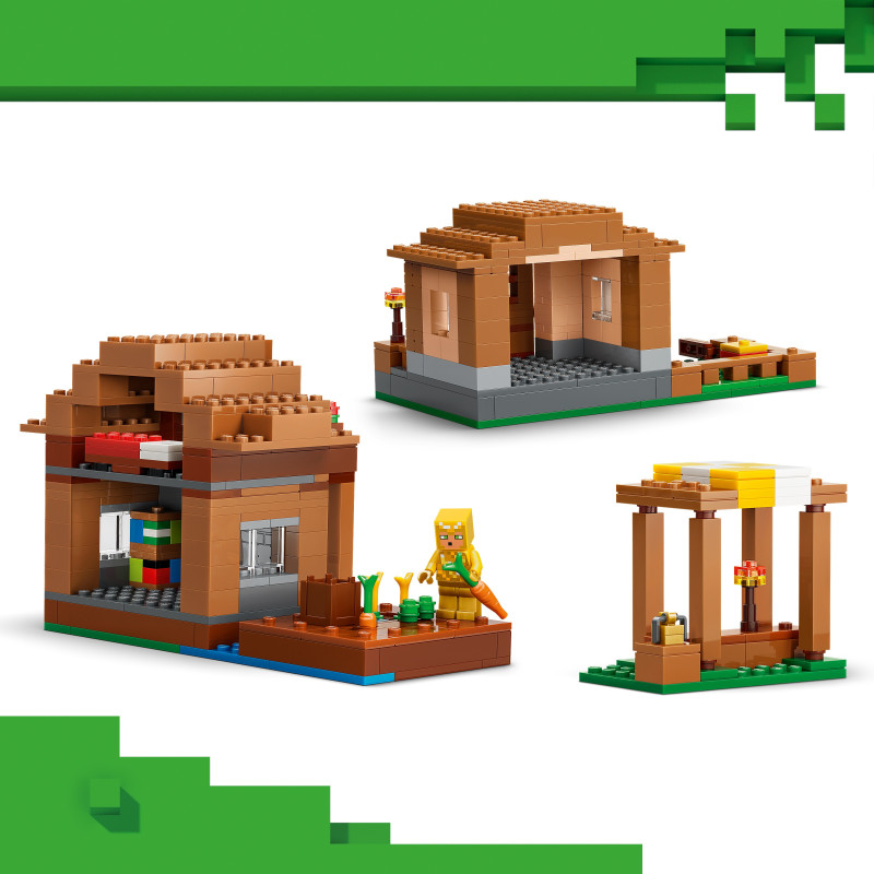 Конструктор LEGO Minecraft Напад викликача на село 21596