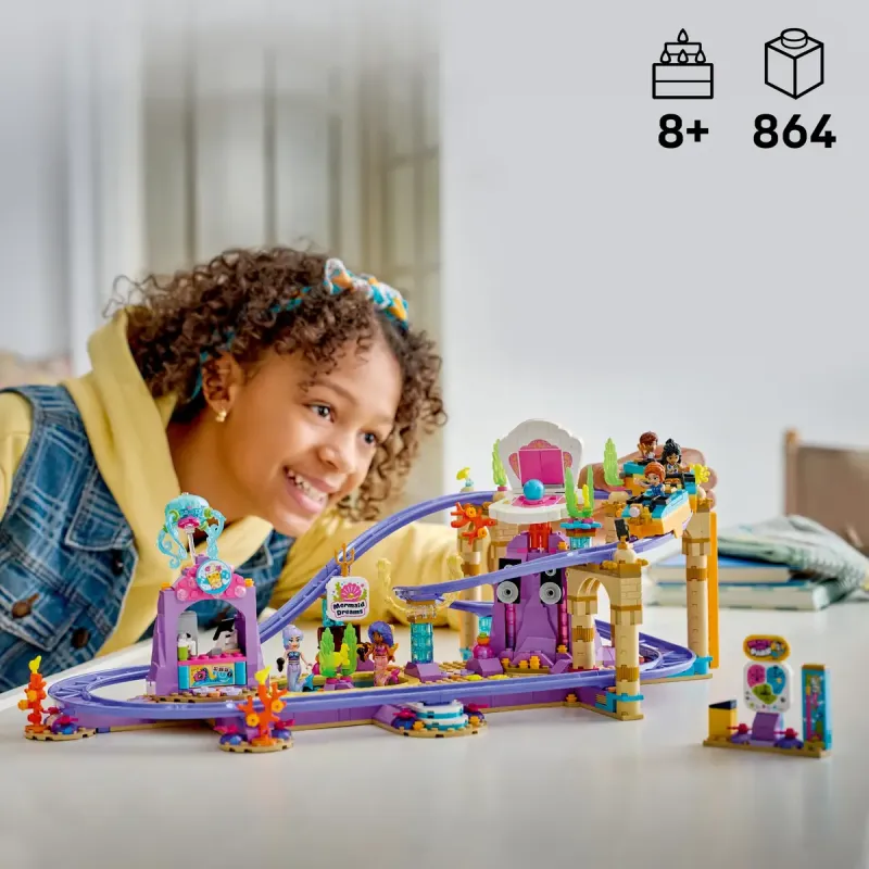 Конструктор LEGO Friends Американські гірки з русалк (42703)