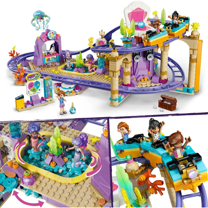 Конструктор LEGO Friends Американські гірки з русалк (42703)