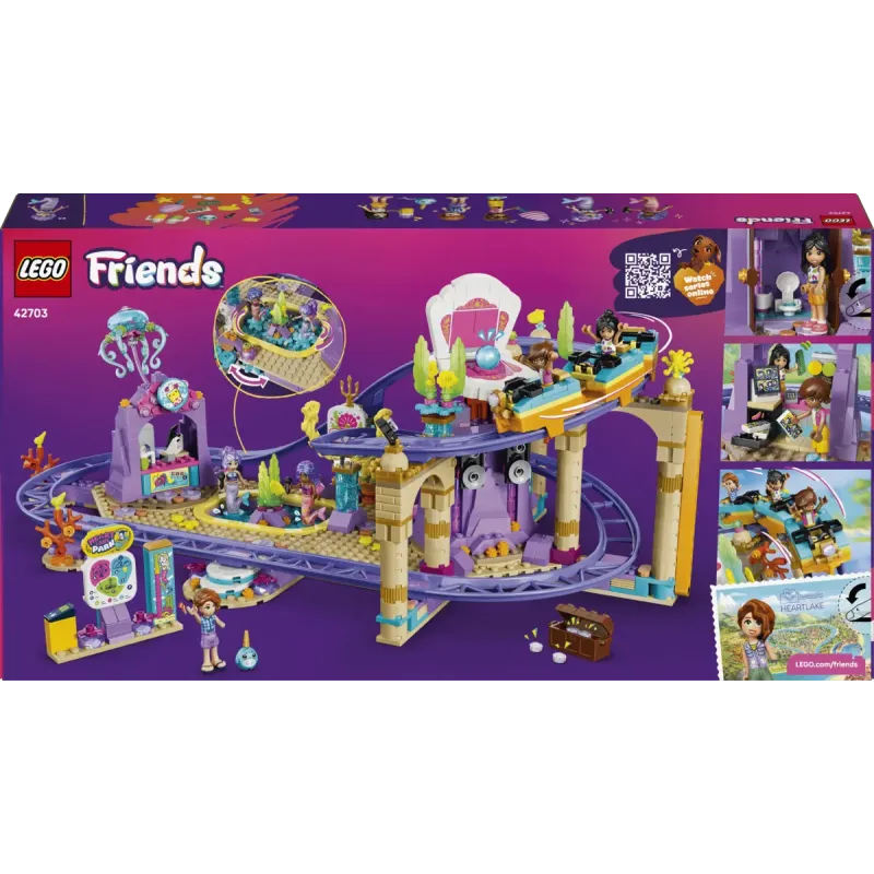 Конструктор LEGO Friends Американські гірки з русалк (42703)