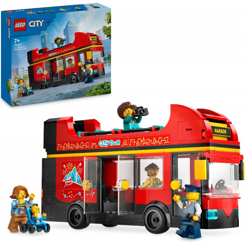 Конструктор LEGO City Червоний двоповерховий автобус (60407)