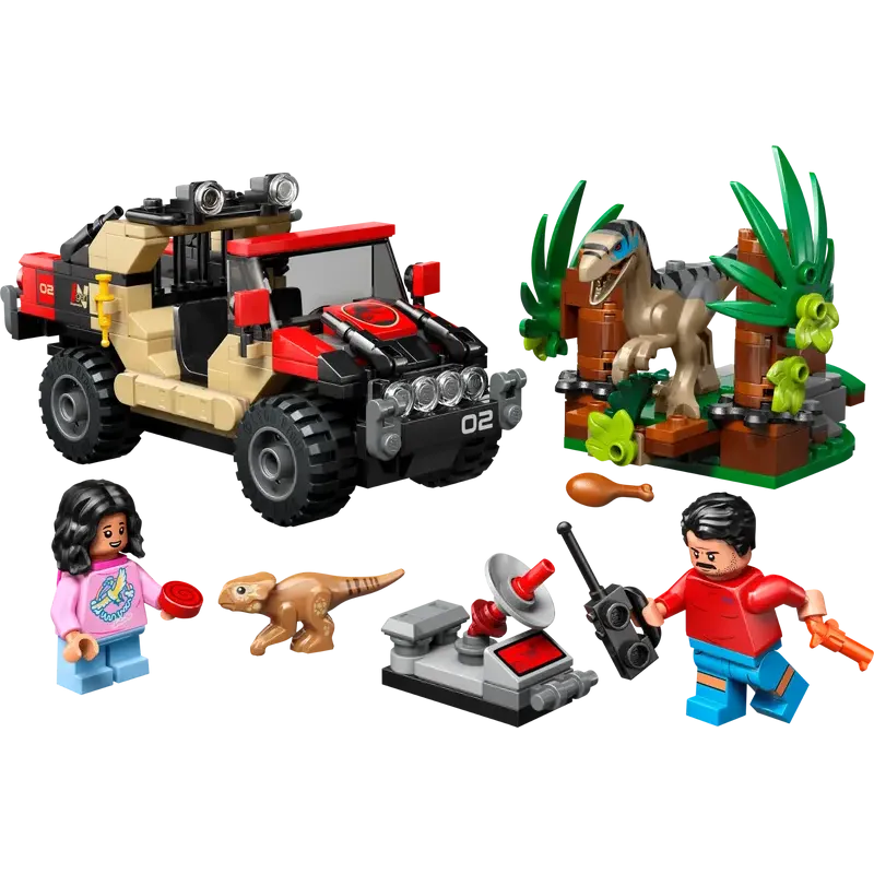 Конструктор LEGO Jurassic World Втеча від раптора (76972)