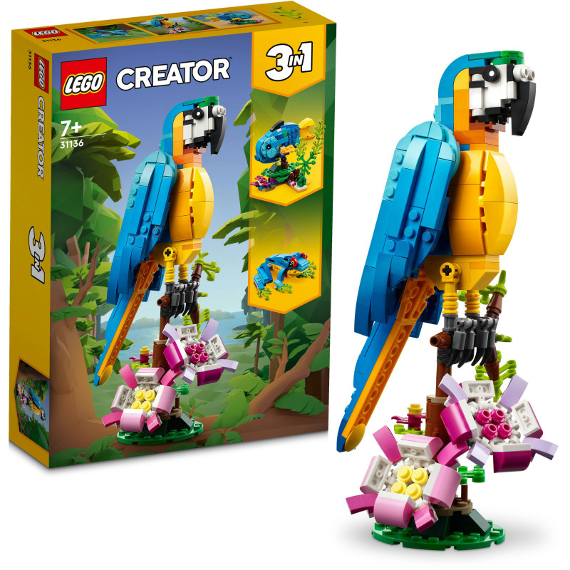 Конструктор LEGO Creator Екзотичний попугай (31136)