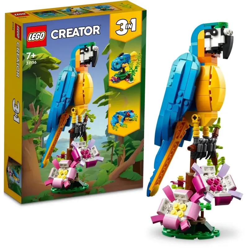 Конструктор LEGO Creator Екзотичний папуга (31136)
