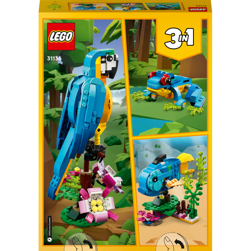 Конструктор LEGO Creator Екзотичний попугай (31136)