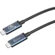 j5create USB4 40Gbps USB Type-C to USB Type-C 240W 0.8m Black (JUC29L08-N)