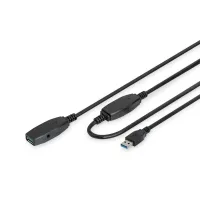 Digitus USB 3.2 AM/AF 15m Black (DA-73106)
