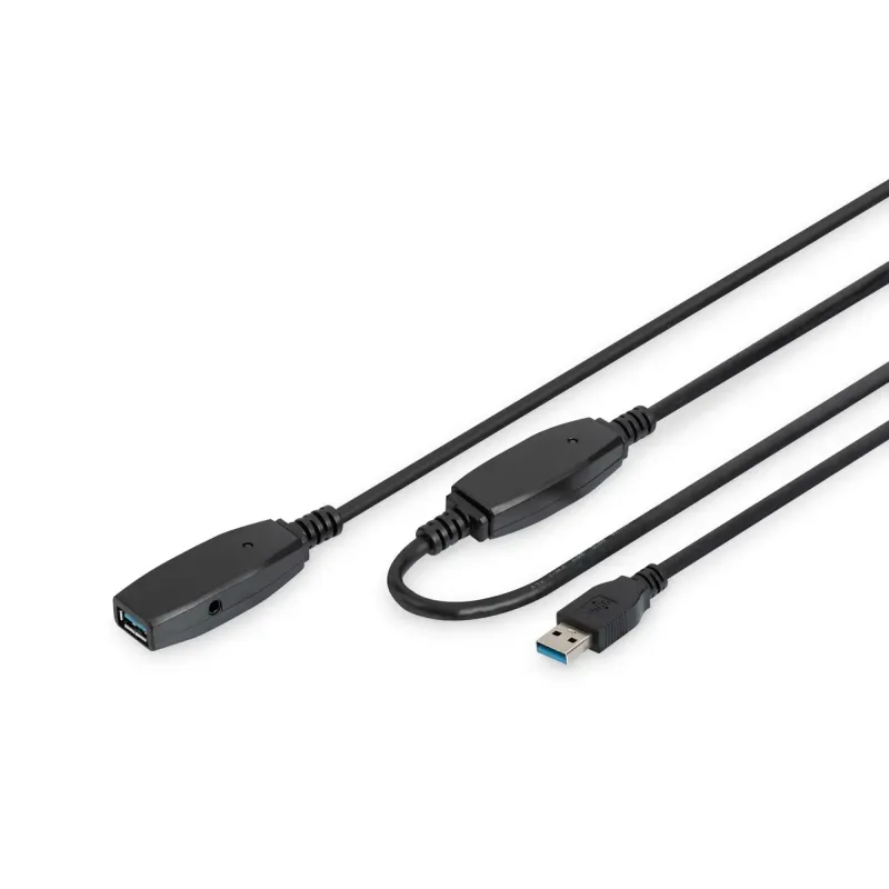 Digitus USB 3.2 AM/AF 15m Black (DA-73106)