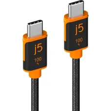 j5create Sync & Charge USB Type-C to USB Type-C 100W 3m Black (JUCX25L30-N)